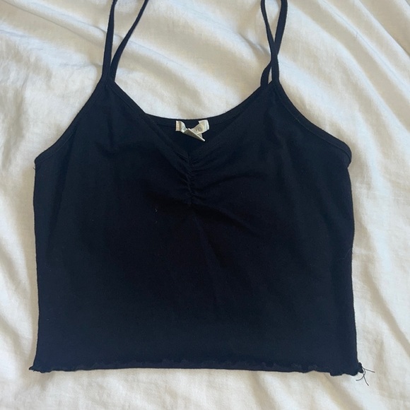 😇 cute tiny black tank top FREE SHIPPING - Picture 1 of 4